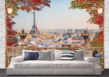 Frescă - Fototapet Vedere de Paris 2