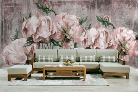 Frunze - Fototapet Vintage Flowers