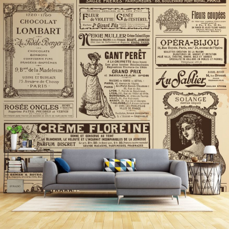 Fototapet Vintage Newspaper