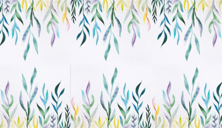 Fototapet Watercolor Flowers 5 [1]