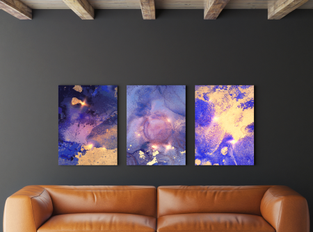 Tablouri Canvas - Tablou Galaxy 3xL60xH100cm