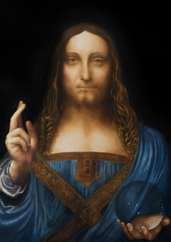 Tablou Canvas Pictura Religioasa Salvator Mundi [3]
