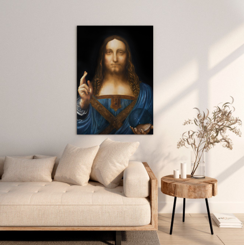 Tablouri Canvas - Tablou Canvas Pictura Religioasa Salvator Mundi
