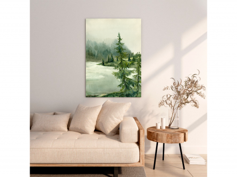 Tablou canvas Peisaj Munte Primavara Lac [1]