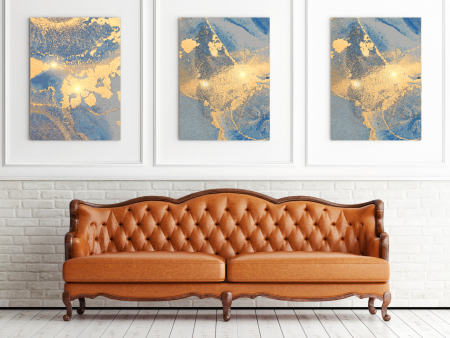 Tablouri Canvas - Tablou Reflection Of Solar Rays In The Ocean 3xL60xH100cm