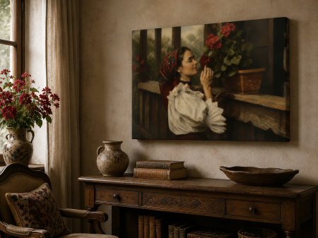 Tablouri Canvas - Tablou pe panza - Gânduri Delicate - Colecția Transilvania