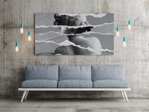 Tablou Canvas Alb-Negru Modern [1]
