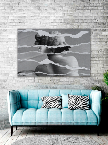 Tablou Canvas Alb-Negru Modern [2]