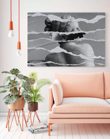 Tablou Canvas Alb-Negru Modern [3]