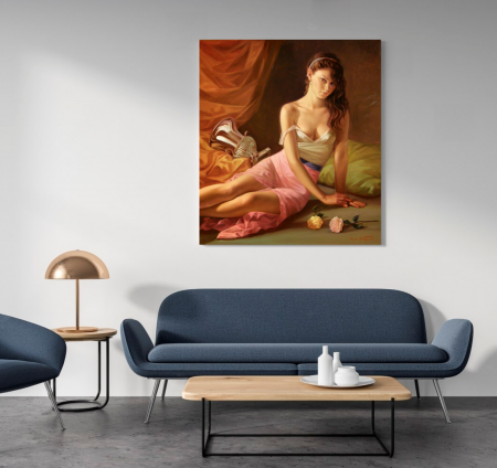 Tablouri Canvas - Tablou The Embodiment Of Female Beauty L90XH110cm