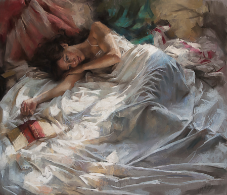 Tablou Morning mock-up in camera / model [1]