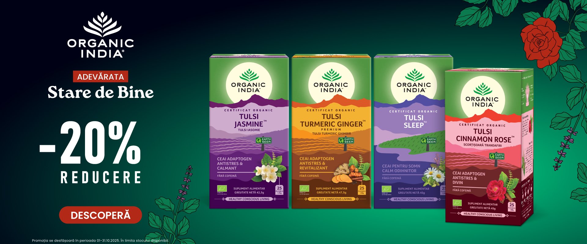 4. Campanie Organic Ceaiuri - Desktop