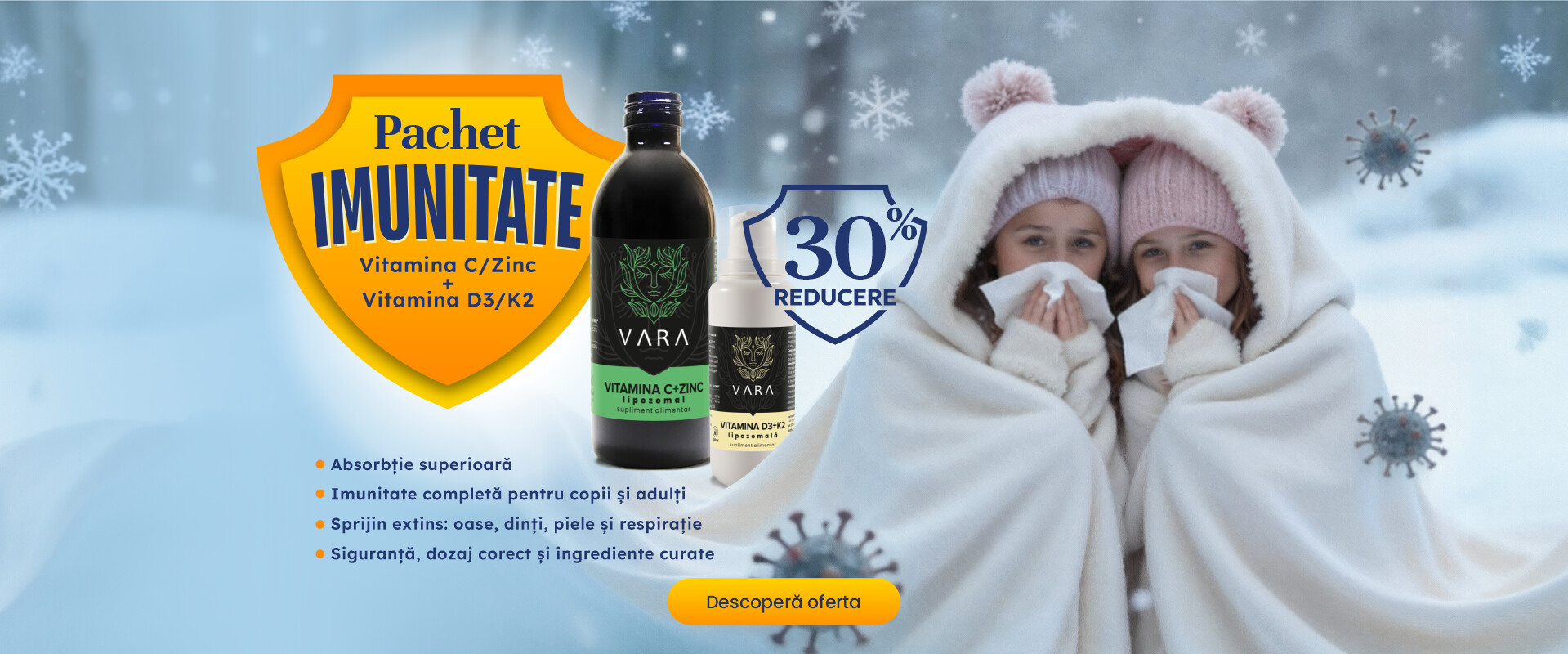 3. Pachet D3k2 + Vitamina c si zinc - Desktop