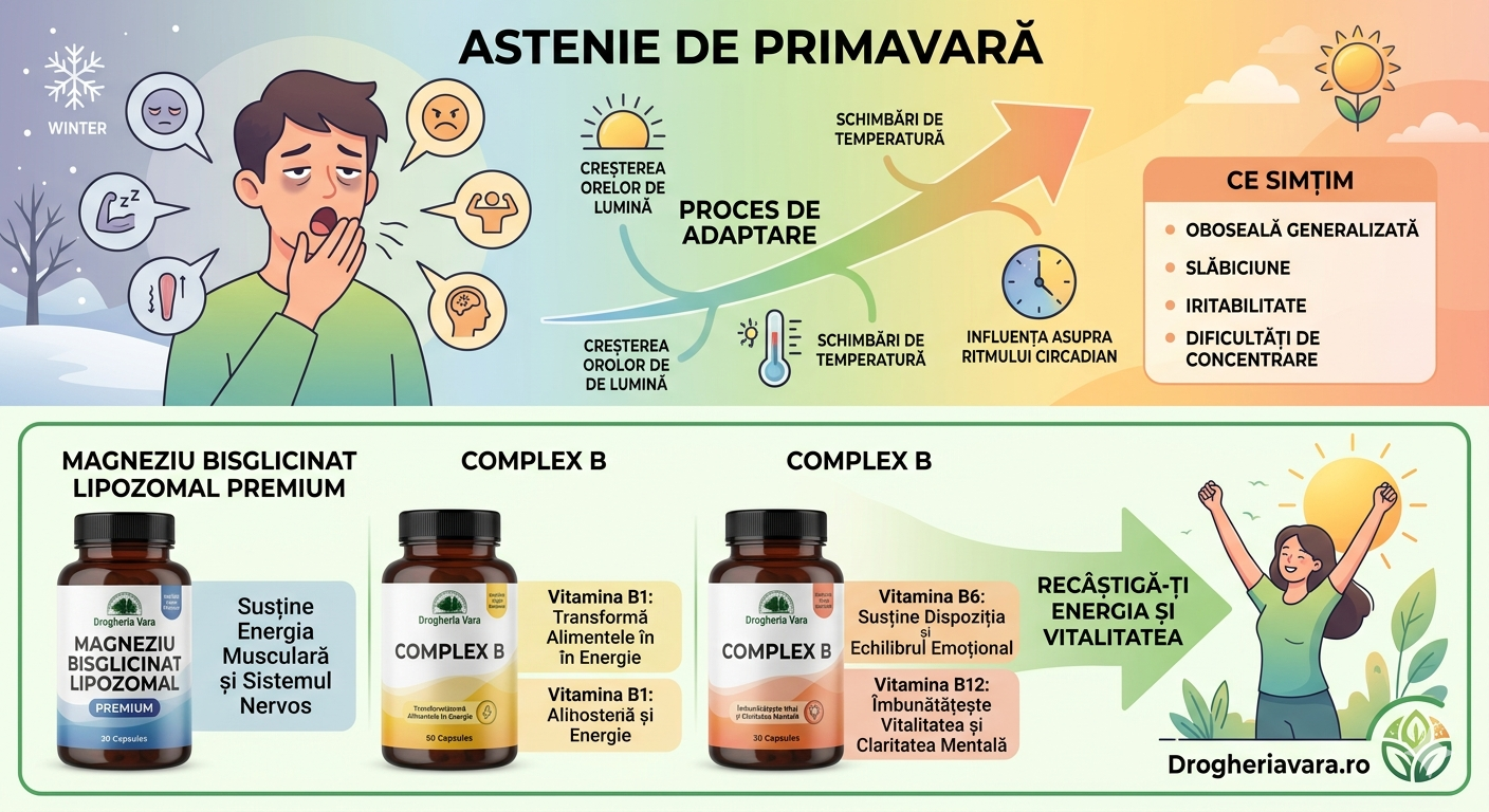 Astenia de primavara: de ce apare si cum o combati