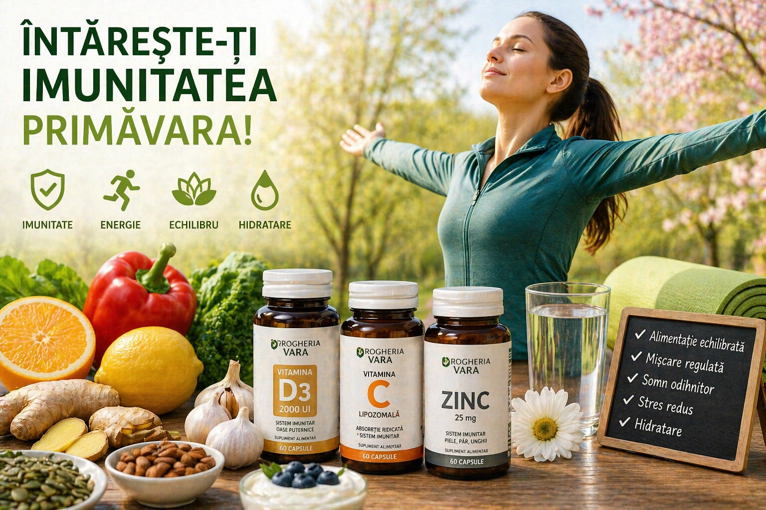 Cum iti intaresti imunitatea primavara dupa sezonul rece