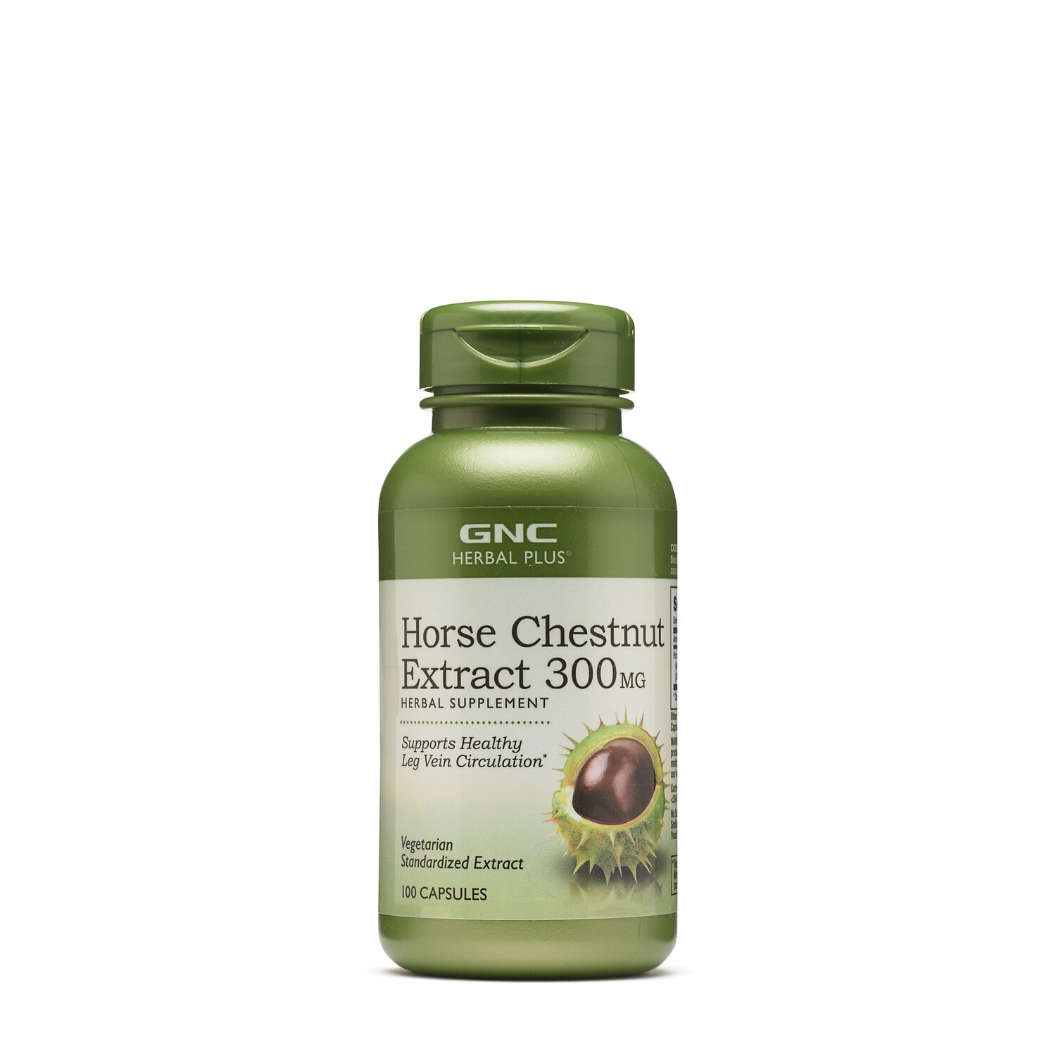 Suplimente alimentare - Gnc Herbal Plus Horse Chestnut 300 Mg, Extract Standardizat De Castan Salbatic, 100 Cps