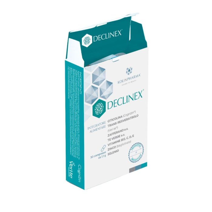 Declinex, 30 comprimate – Kolinpharma, pentru funcție cognitivă, sistem nervos și reducerea oboselii [2]