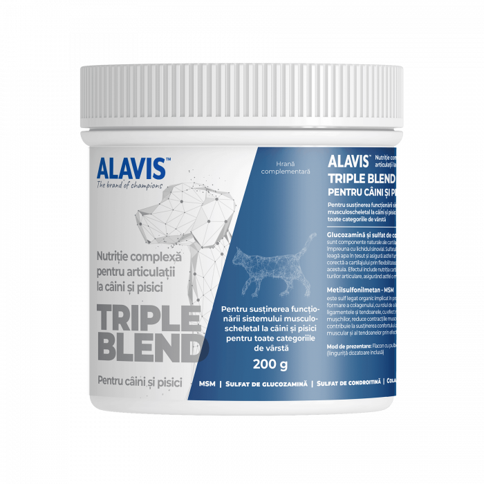 ALAVIS™ Triple Blend 200 G - Nutriție și Protecție Articulații câini și pisici [1]