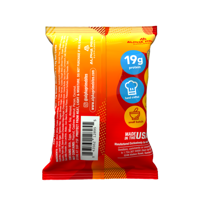 Alpha Prime Prajitura Proteica Cu Aroma De Aluat De Biscuiti, 65g [2]