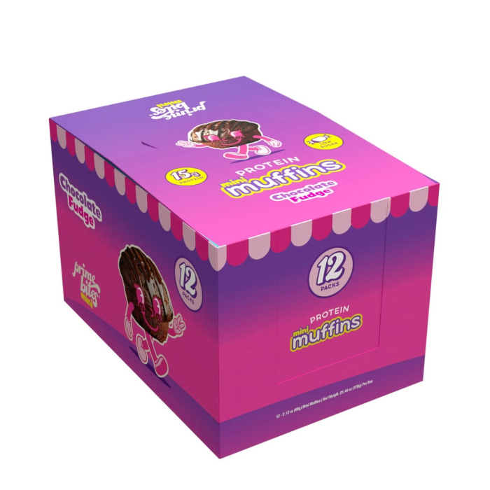 Alpha Prime Protein Mini Muffins, Briose Proteice Cu Aroma De Fudge De Ciocolata, 60 G [2]