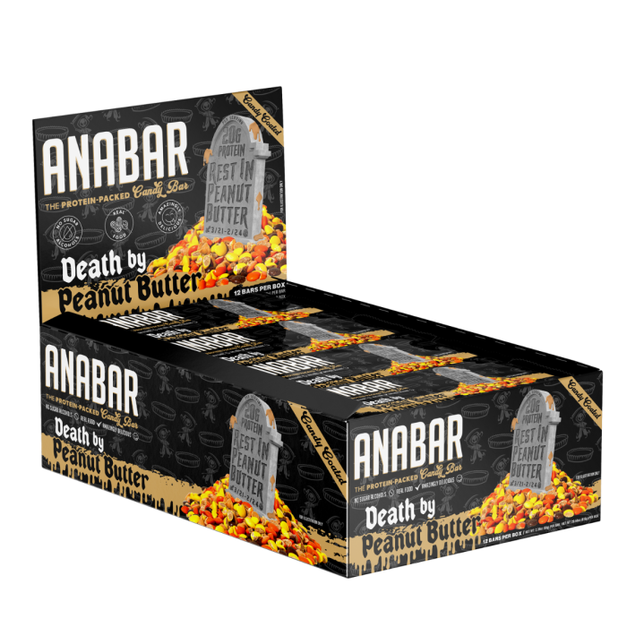 Anabar Protein Candy Bar - Peanut Butter, Baton Proteic Cu Aroma De Bomboane Cu Unt De Arahide , 68 G [3]