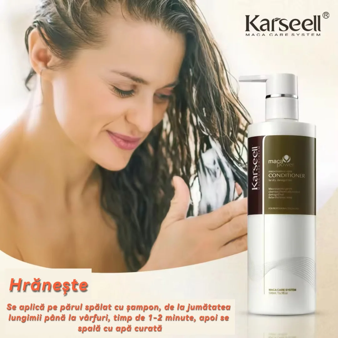 Balsam de par Karseell cu esenta de maca, excelent pentru ingrijirea parului, pentru toate tipurile de par, 500ML [3]