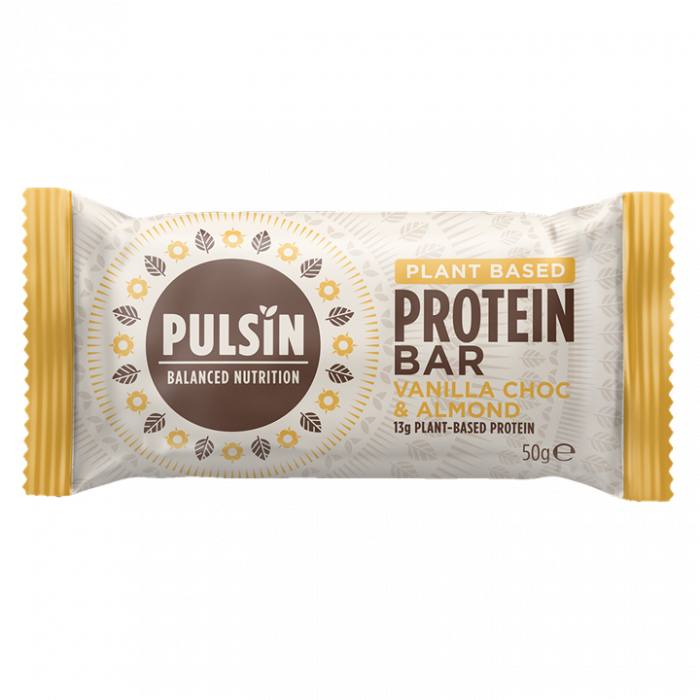 Baton Proteic cu Ciocolata, Vanilie si Migdale 50g [1]
