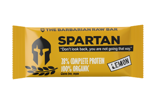 Baton Proteic Vegan - The Barbarian Spartan, raw bar cu lamaie, fara gluten [1]