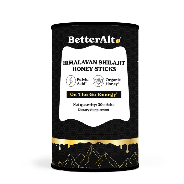 Better Alt Himalayan Shilajit Honey Sticks, Pliculete De Shilajit Din Himalaya Si Miere Cu 75% Acid Fulvic, 30 Pliculete [2]