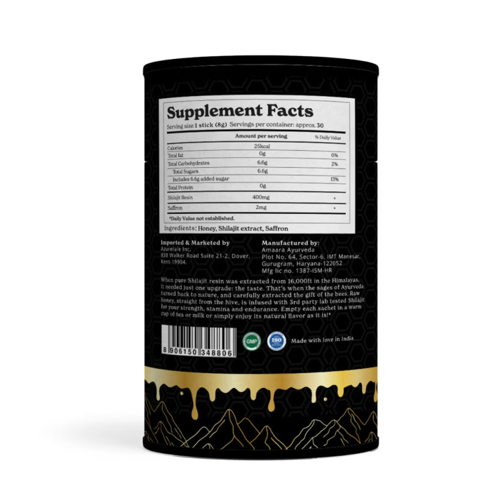 Better Alt Himalayan Shilajit Honey Sticks, Pliculete De Shilajit Din Himalaya Si Miere Cu 75% Acid Fulvic, 30 Pliculete [5]