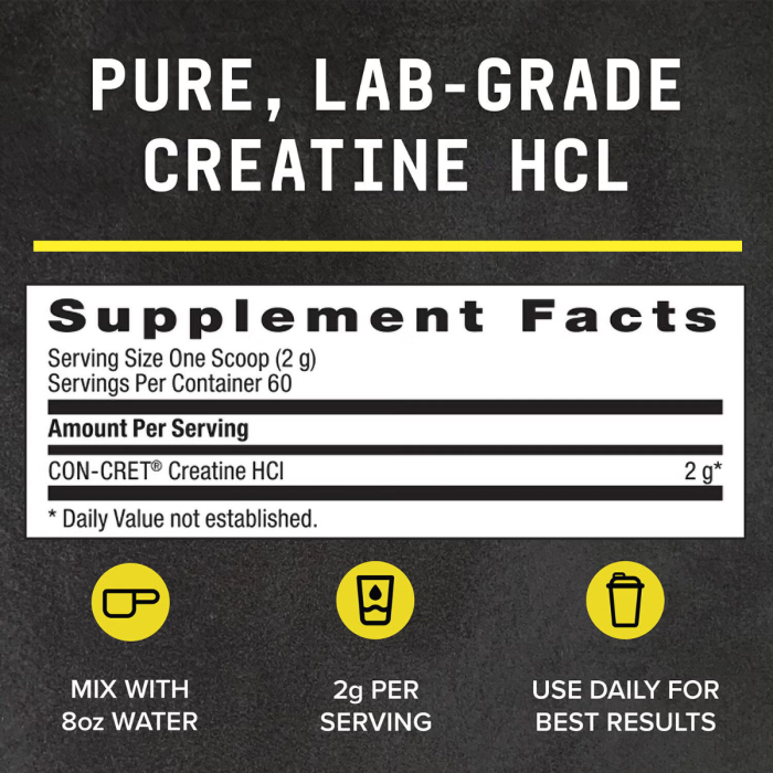 Beyond Raw Chemistry Labs Creatine Hcl, Creatina Hidroclorida, 120 G [7]