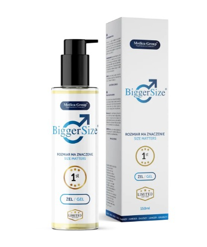 Biggersize Gel 150ml-pentru mărirea penisului, erecții puternice, întârzierea ejaculării și potență [1]