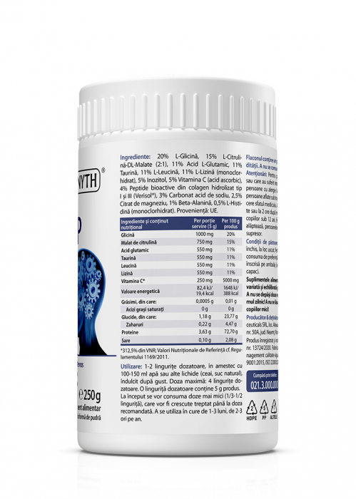 Brain Help (  formula avansata cu actiune neuroprotectoare. Memorie, concentrare, rezistenta la stres) * 250g [2]