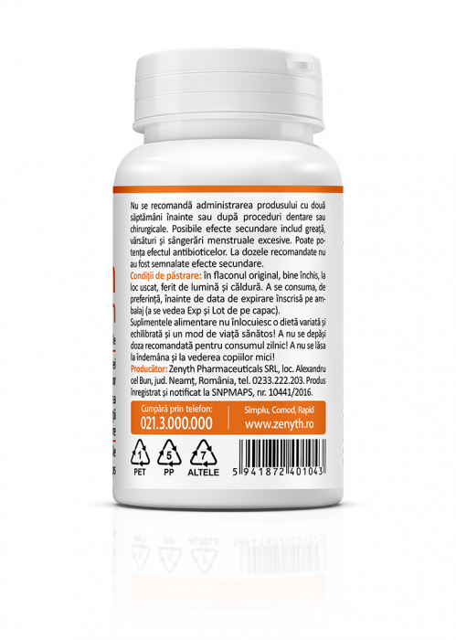 Bromelain & Papain (digestie, articulatii,regenerare leziuni,inflamatii) * 60 cps [3]