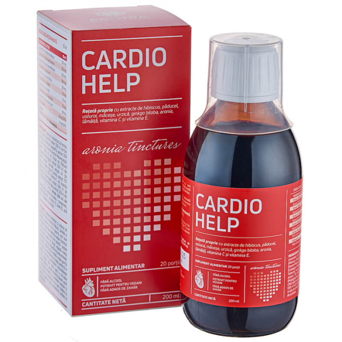 Cardio Help 200ml — o formulă unică din 9 plante și superfructe care protejează inima și sistemul cardiovascular [1]