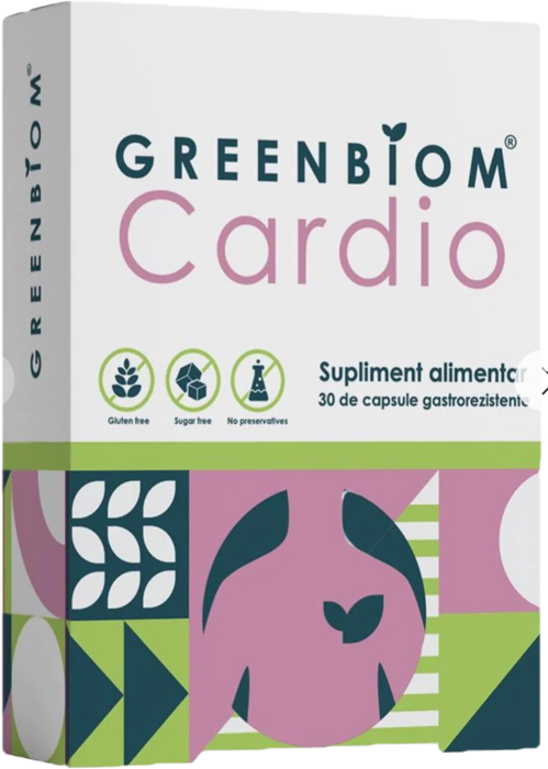 Cardio – Prebiotic - Susține sănătatea inimii și a sistemului cardiovascular
-30 capsule [1]