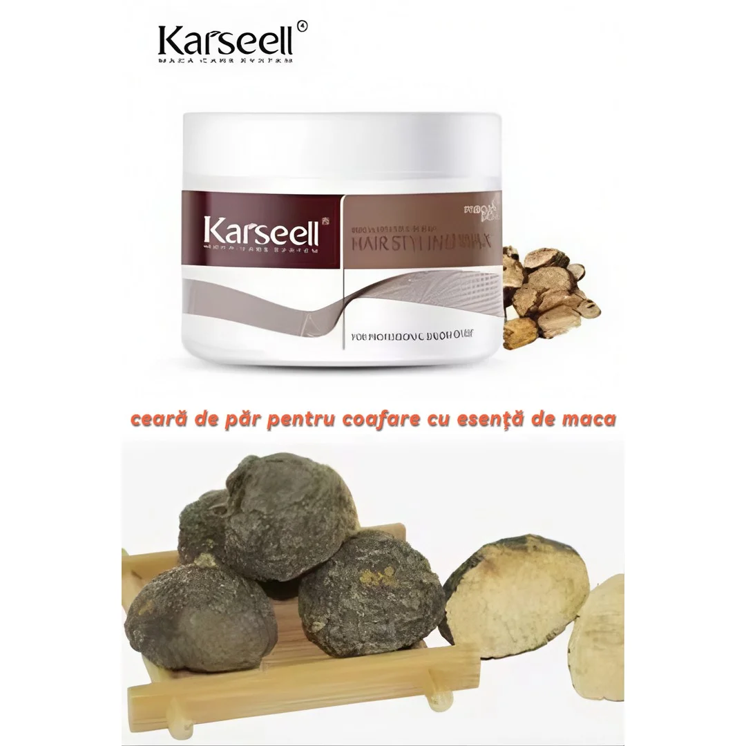 Ceara de par Karseell ( pentru styling ofera definitie maxima, de lunga durata, cu o fixare ridicata, stralucire ridicata) * 100g [3]