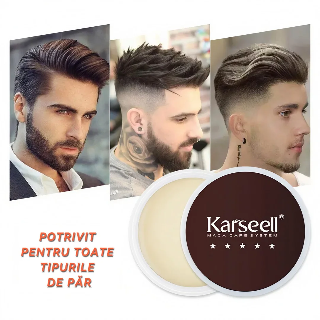 Ceara de par Karseell ( pentru styling ofera definitie maxima, de lunga durata, cu o fixare ridicata, stralucire ridicata) * 100g [5]