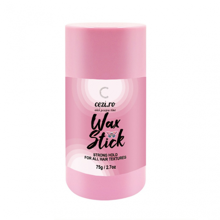 Ceara de par, stick roz, pentru coafarea parului si pentru controlul buclelor, 75g, Cezi [1]