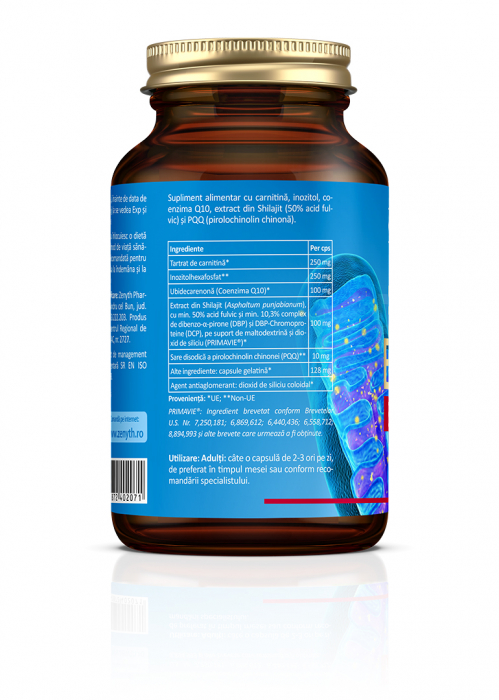 Cell Energy PLUS Dr. Ionescu’s ( Cell Energy PLUS, antiinflamator si antioxidant, cu carnitina, inozitol, coenzima Q10, acid fulvic si PQQ) * 30 cps [3]