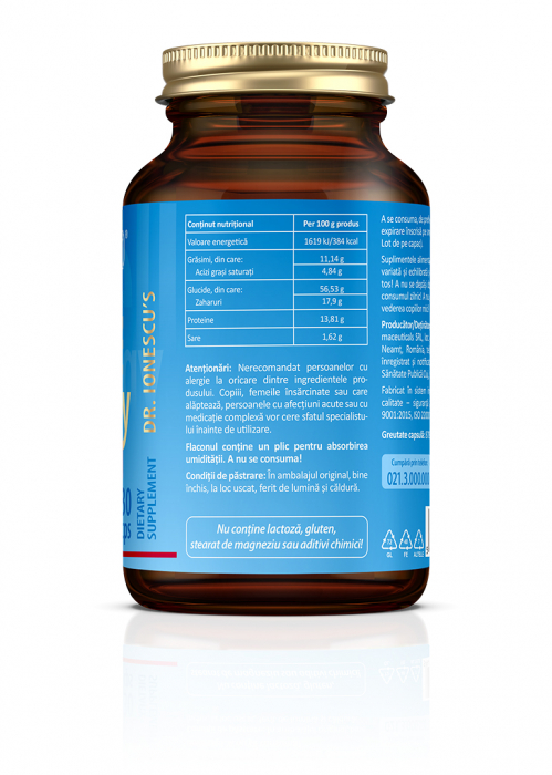 Cell Energy PLUS Dr. Ionescu’s ( Cell Energy PLUS, antiinflamator si antioxidant, cu carnitina, inozitol, coenzima Q10, acid fulvic si PQQ) * 30 cps [5]