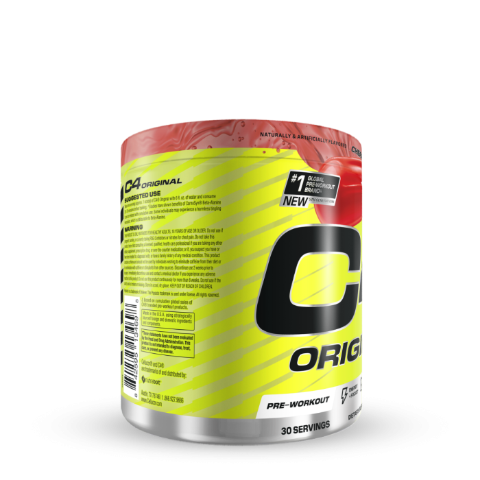 Cellucor C4 Original Pre-workout Cherry Popsicle, Formula Pre-antrenament Cu Aroma De Cirese, 249 G [3]