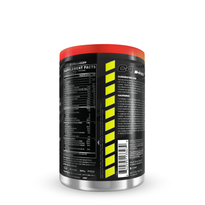 Cellucor C4 Ultimate Shred Pre-workout, Formula Avansata Pentru Definire Cu Aroma De Limonada Cu Cirese, 402 G [2]
