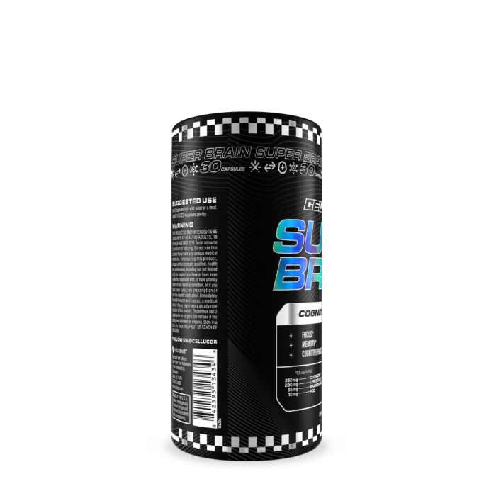 Cellucor Super Brain Cognitive Booster, Formula Avansata Pentru Imbunatatirea Performantei Cognitive, 30 Cps [3]