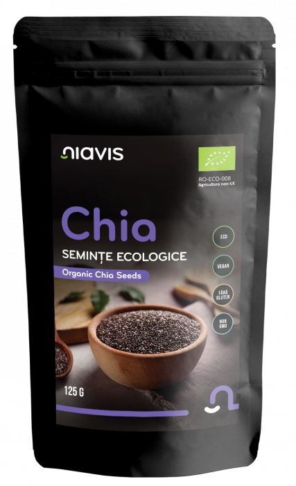 Chia Seminte Ecologice/BIO 125g Niavis [1]