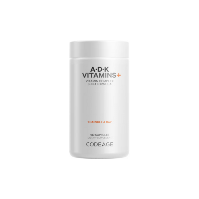 Codage Adk Vitamin Supplement, Formula Pentru O Piele Sanatoasa, Oase Puternice Si Sistem Imunitar Active, 180 Cps [2]