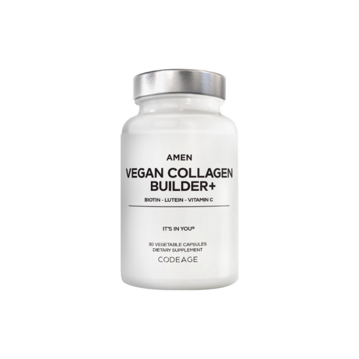 Codeage Amen Vegan Collagen Builder, Colagen Vegan Cu Biotina, Luteina Si Vitamina C, 30 Cps [1]
