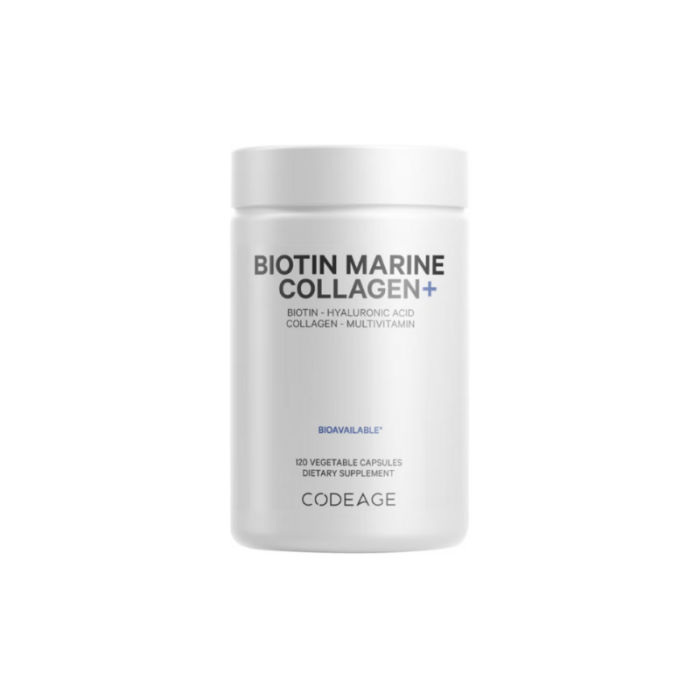 Codeage Biotin Marine Collagen+formula Completa Cu Colagen Marin Si Acid Hyaluronic, 120 Cps [2]