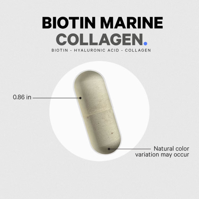 Codeage Biotin Marine Collagen+formula Completa Cu Colagen Marin Si Acid Hyaluronic, 120 Cps [5]