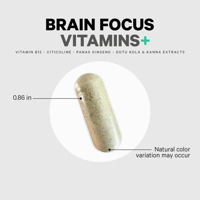 Codeage Brain Focus Multivitamin+, Suport Avansat Pentru Memorie, Concentrare Si Claritate Mentala, 60 Cps [5]